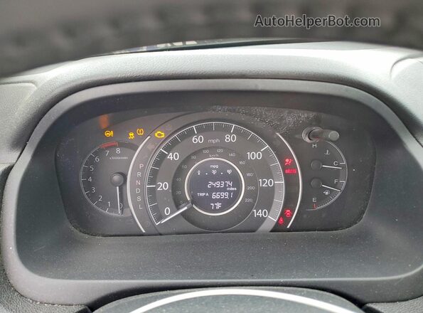2HKRM3H70GH525460 2016 HONDA CR-V Blue Instrument cluster view
