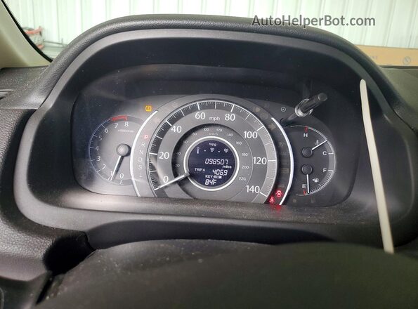 2HKRM3H71GH500034 2016 HONDA CR-V Gray Widok zestawu wskaźników
