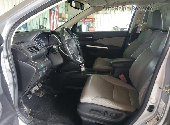 2HKRM3H71GH500034 2016 HONDA CR-V Gray Widok wnętrza z przodu