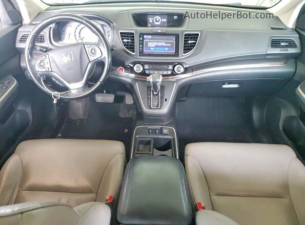 2HKRM3H71GH500034 2016 HONDA CR-V Gray Widok deski rozdzielczej