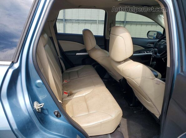 2HKRM3H71GH549086 2016 HONDA CR-V Turquoise Widok wnętrza z tyłu