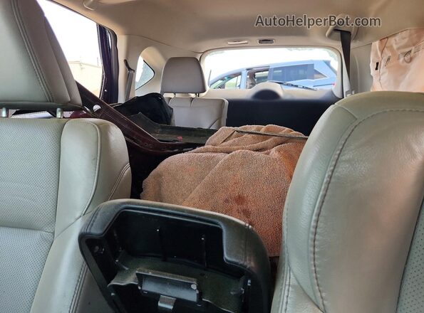 2HKRM3H78GH538084 2016 HONDA CR-V Burgundy Вид задніх сидінь