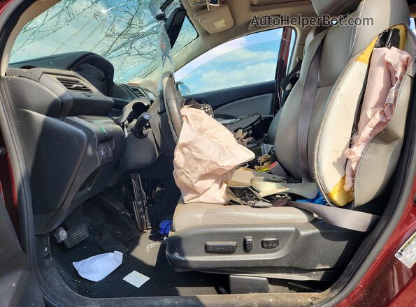2HKRM3H78GH538084 2016 HONDA CR-V Burgundy Вид салону спереду