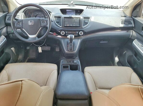 2HKRM3H79GH502209 2016 HONDA CR-V Gray Вид панелі приладів