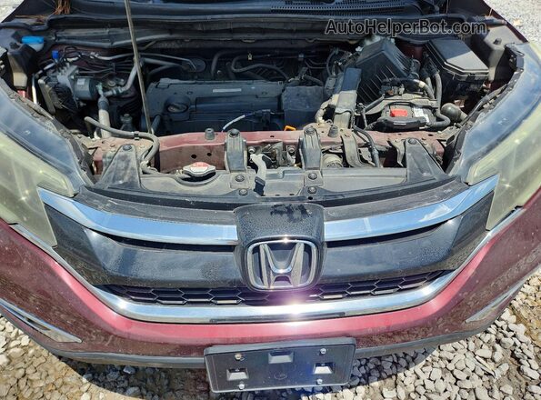 2HKRM3H7XGH509296 2016 HONDA CR-V Burgundy Вид підкапотного простору