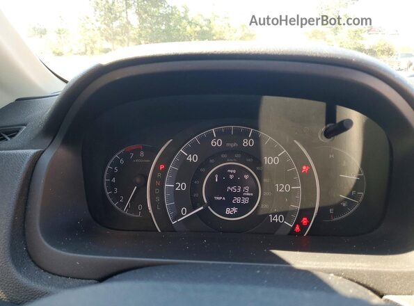 2HKRM3H7XGH526809 2016 HONDA CR-V Blue Вид щитка приладів
