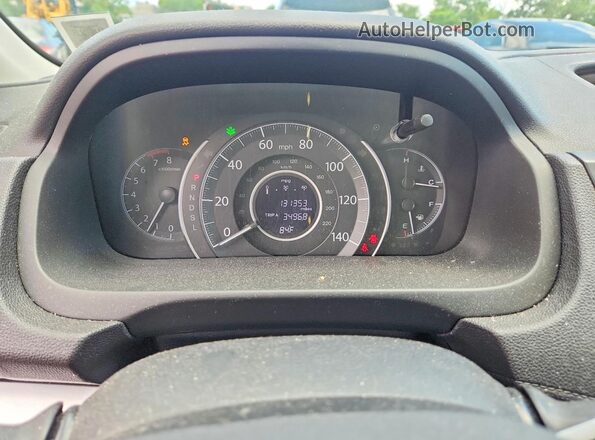 2HKRM4H37GH618592 2016 HONDA CR-V Black Instrument cluster view