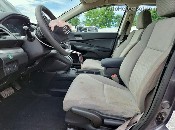 2HKRM4H3XGH638920 2016 HONDA CR-V Gray Вид салону спереду