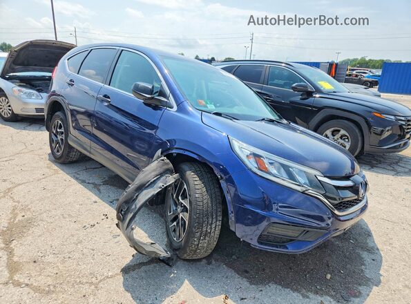 2HKRM4H44GH684736 2016 HONDA CR-V Синий Передняя правая четверть