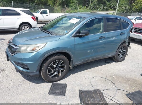 2HKRM4H45GH609401 2016 HONDA CR-V Blue წინა მარცხენა ხედი სამი მეოთხედიდან