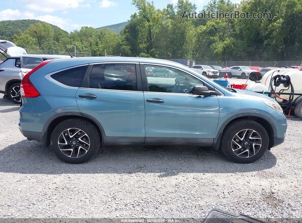 2HKRM4H45GH609401 2016 HONDA CR-V Blue უკანა სალონის ხედი