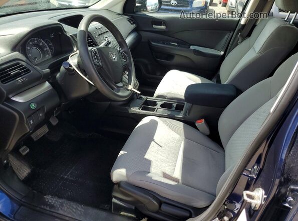 2HKRM4H45GH667377 2016 HONDA CR-V Синий Вид салона спереди