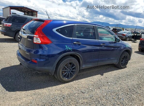 2HKRM4H45GH667377 2016 HONDA CR-V Синий Задняя правая четверть