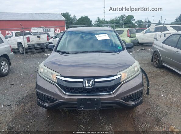 2HKRM4H45GH702032 2016 HONDA CR-V Brown Widok zestawu wskaźników