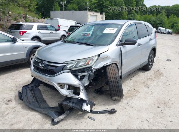 2HKRM4H47GH659782 2016 HONDA CR-V Silver Առջևի ձախ երեք քառորդ տեսարան