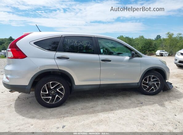 2HKRM4H47GH659782 2016 HONDA CR-V Silver Սալոնի հետևի տեսք