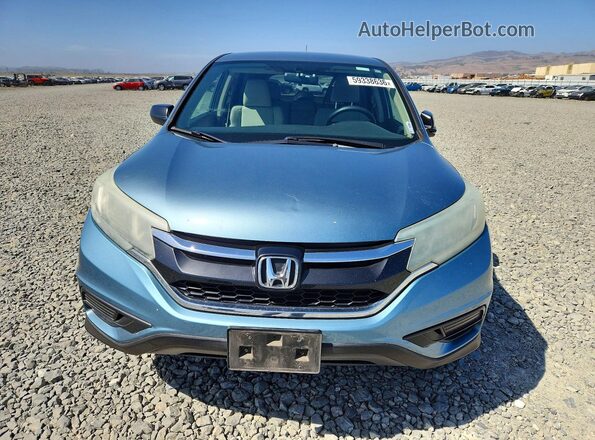 2HKRM4H48GH609358 2016 HONDA CR-V Blue Front view