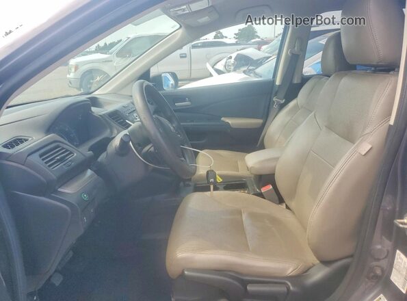 2HKRM4H48GH671990 2016 HONDA CR-V Серый Вид салона спереди