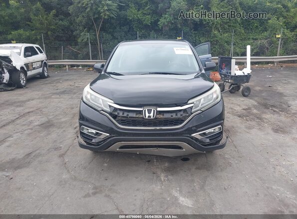 2HKRM4H50GH606592 2016 HONDA CR-V Black Widok wnętrza z tyłu