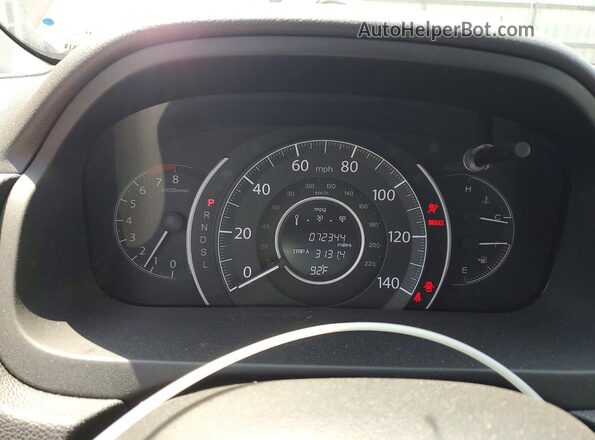 2HKRM4H53GH721610 2016 HONDA CR-V Maroon Vista del cuadro de instrumentos