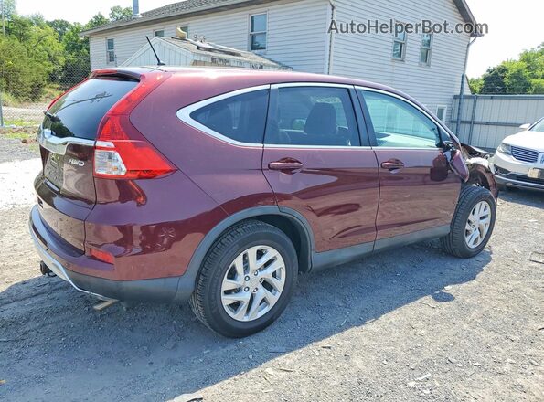 2HKRM4H53GH721610 2016 HONDA CR-V Maroon Trasero derecho