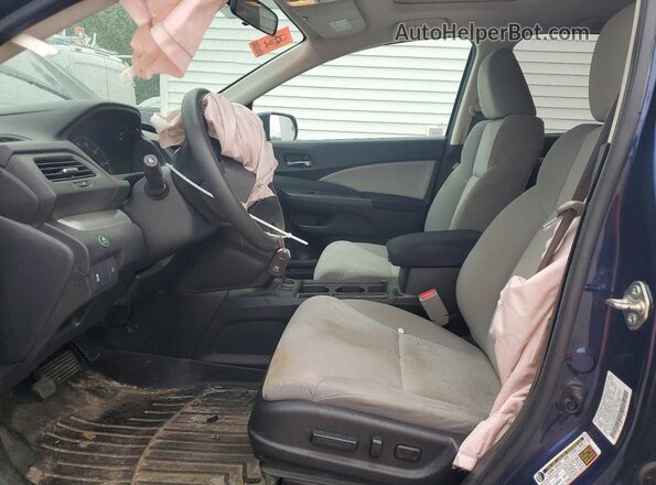 2HKRM4H54GH687516 2016 HONDA CR-V Blue წინა სალონის ხედი