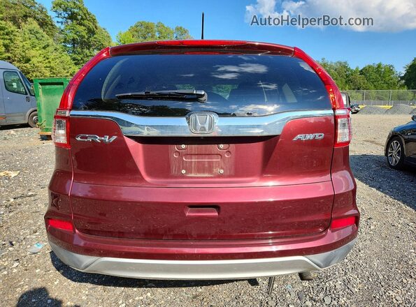 2HKRM4H57GH702767 2016 HONDA CR-V Burgundy Vista trasera
