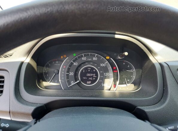 2HKRM4H58GH608686 2016 HONDA CR-V Brown Вид щитка приладів