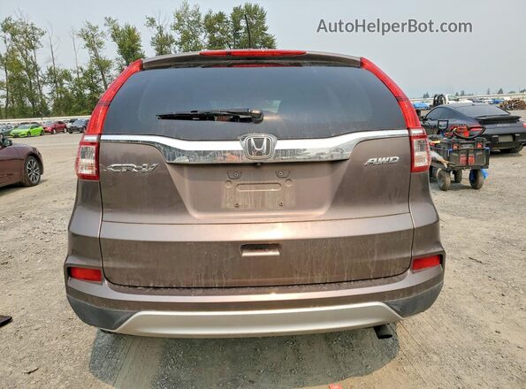 2HKRM4H59GH629403 2016 HONDA CR-V Gray Rear view