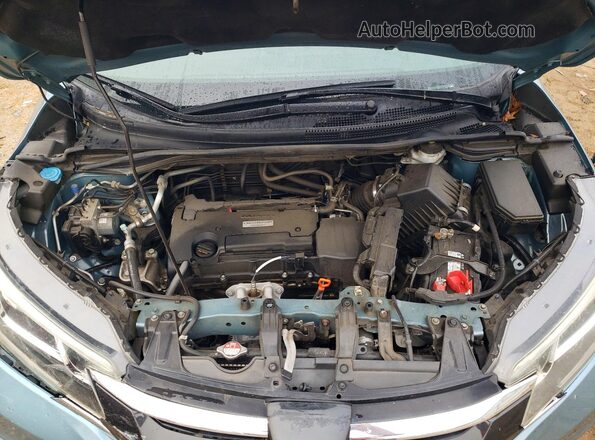2HKRM4H5XGH649613 2016 HONDA CR-V Blue Widok komory silnika