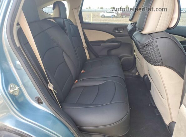 2HKRM4H5XGH683535 2016 HONDA CR-V Blue Вид задніх сидінь