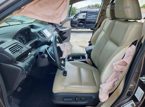2HKRM4H73GH710477 2016 HONDA CR-V Gray Front interior view