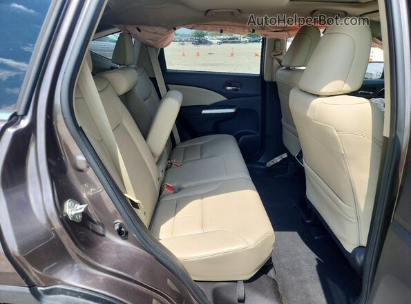 2HKRM4H73GH710477 2016 HONDA CR-V Gray Rear interior view