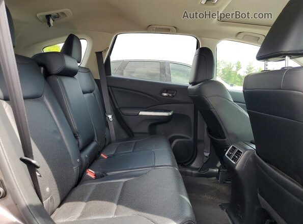 2HKRM4H75GH722551 2016 HONDA CR-V Gray Rear interior view