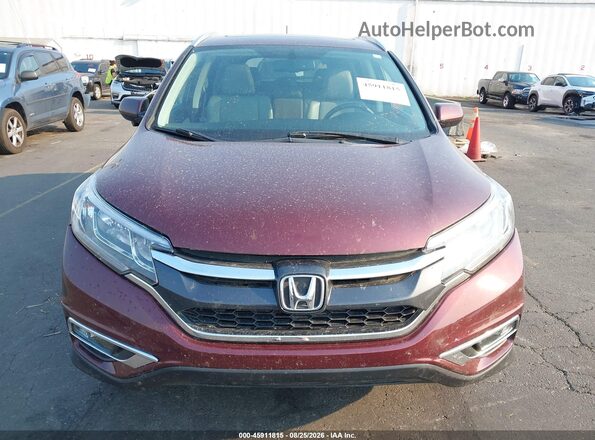 2HKRM4H76GH604430 2016 HONDA CR-V Burgundy Սարքավորումների վահանակի տեսք