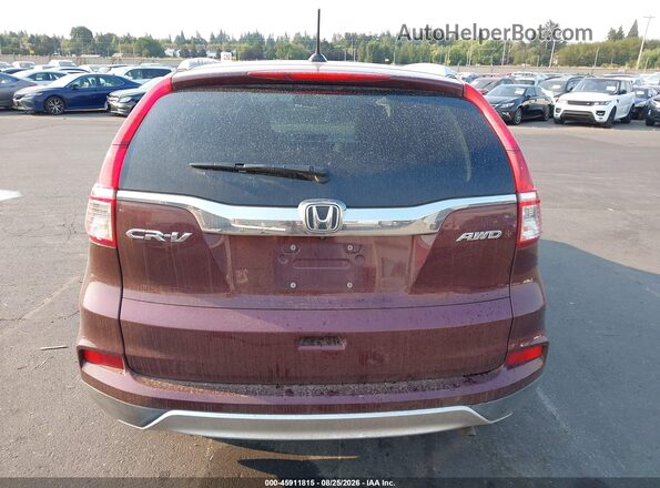 2HKRM4H76GH604430 2016 HONDA CR-V Burgundy 