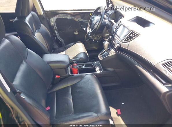 2HKRM4H76GH605934 2016 HONDA CR-V Черный Вид салона спереди