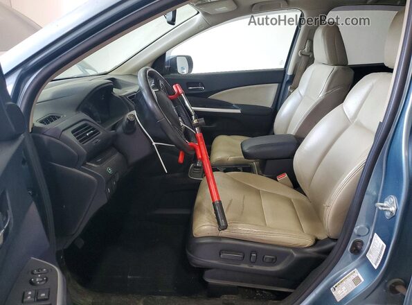 2HKRM4H76GH640280 2016 HONDA CR-V Blue Вид салону спереду