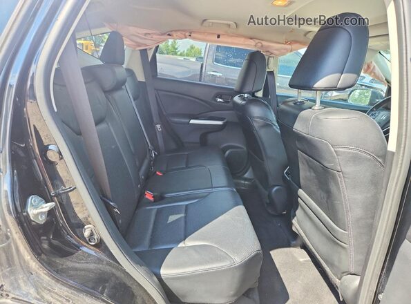 2HKRM4H76GH695392 2016 HONDA CR-V Black უკანა სალონის ხედი