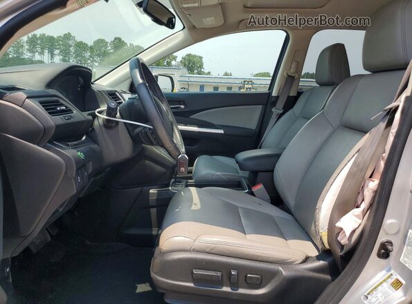 2HKRM4H78GH683941 2016 HONDA CR-V Silver Widok wnętrza z przodu