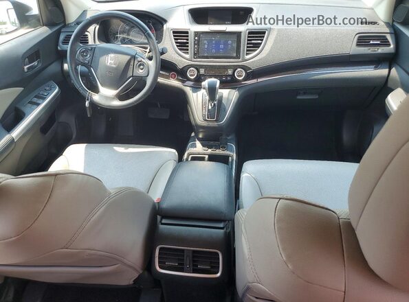 2HKRM4H78GH683941 2016 HONDA CR-V Silver Widok deski rozdzielczej