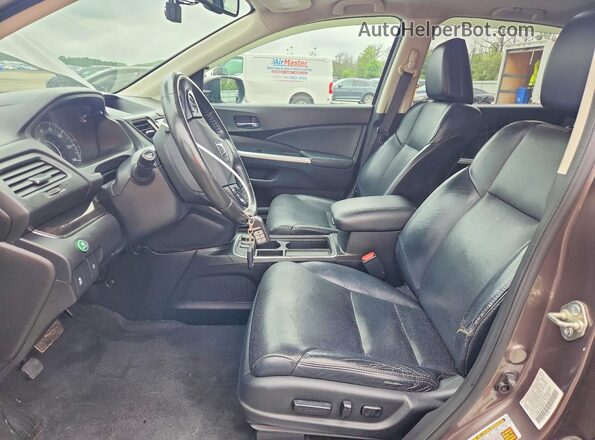 2HKRM4H79GH689702 2016 HONDA CR-V Gray Front interior view