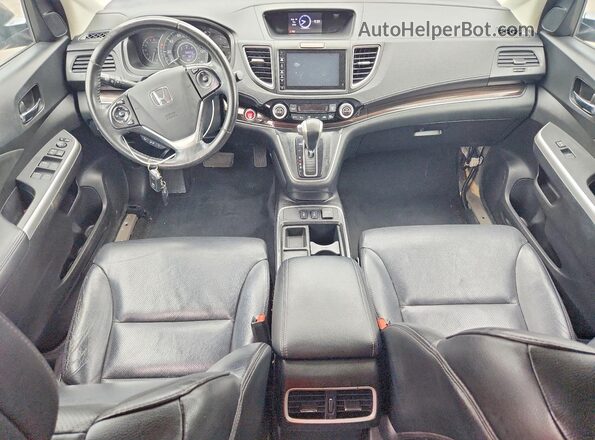 2HKRM4H79GH689702 2016 HONDA CR-V Gray Dashboard view
