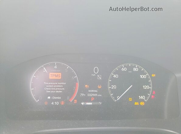 2HKRS3H25SH330375 2025 HONDA CR-V White Вид щитка приладів