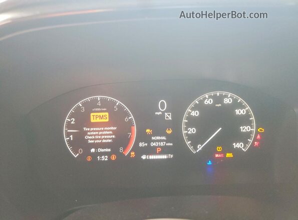 2HKRS3H26RH302935 2024 HONDA CR-V Синий Вид щитка приборов