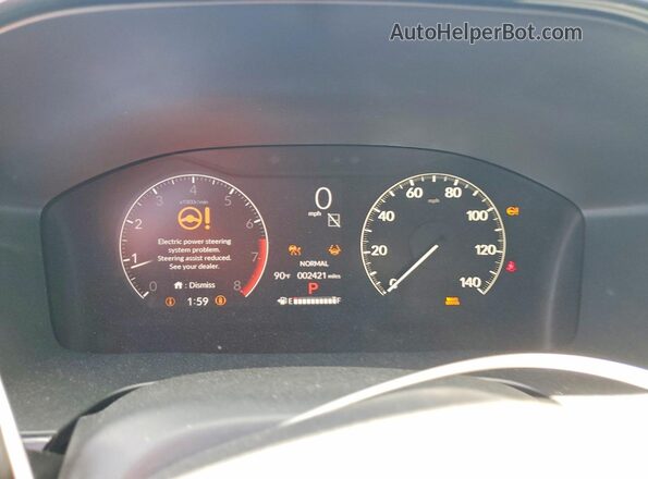 2HKRS3H29TH330851 2026 HONDA CR-V Gray Instrument cluster view