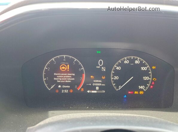 2HKRS3H42SH328245 2025 HONDA CR-V Red Սարքավորումների վահանակի տեսք