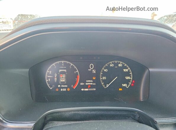 2HKRS3H44TH312002 2026 HONDA CR-V Gray Вид щитка приладів