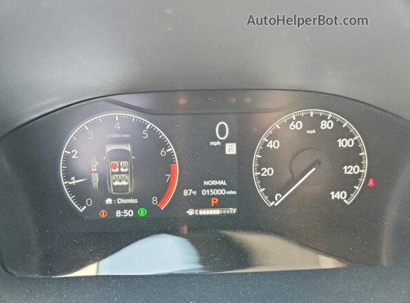 2HKRS3H48SH322014 2025 HONDA CR-V Blue Instrument cluster view