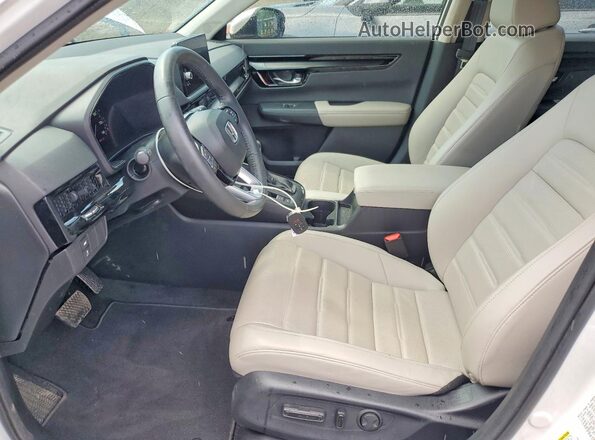 2HKRS3H74SH304555 2025 HONDA CR-V White Widok wnętrza z przodu